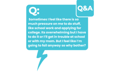 Q&A #2 – “I Feel Like There’s So Much Pressure On Me… But I Feel Like I’m Going to Fail, So Why Bother?”